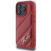 Karl Lagerfeld KLHCP16LPQDSMGR iPhone16 Pro 6.3 czerwony/red hardcase Quilted Signature